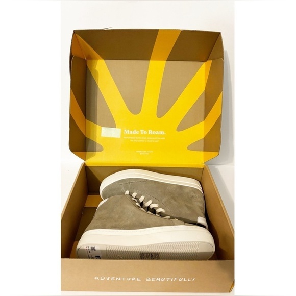 SOLUDOS INIZA HIGH TOP SAGE SNEAKERS 8.5 NEW IN BOX - Picture 7 of 14
